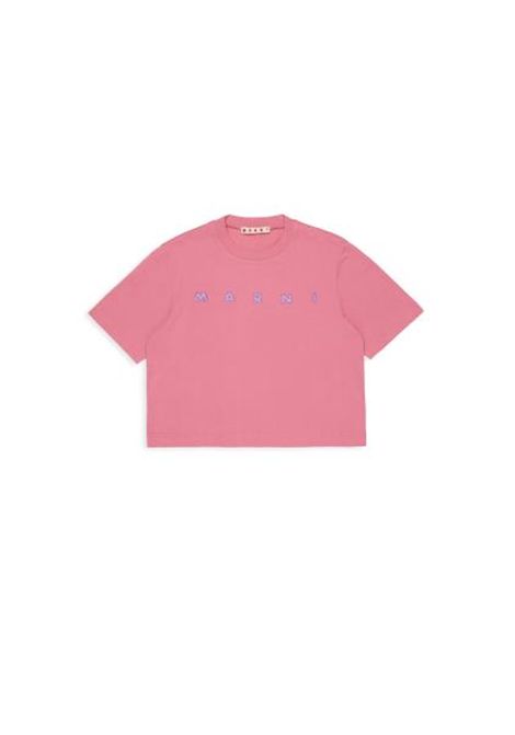 T-shirt con logo MARNI KIDS | M01968 M00SG0M352